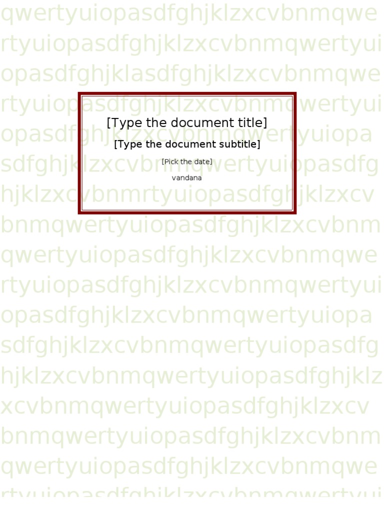 Type The Document Subtitle | PDF | Dividend | Leverage (Finance)
