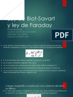 Ley de Biot-Savart y Ley de Faraday