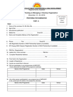 Orientation Training On Managing A Voluntary Organization: (December 16 - 20, 2019)