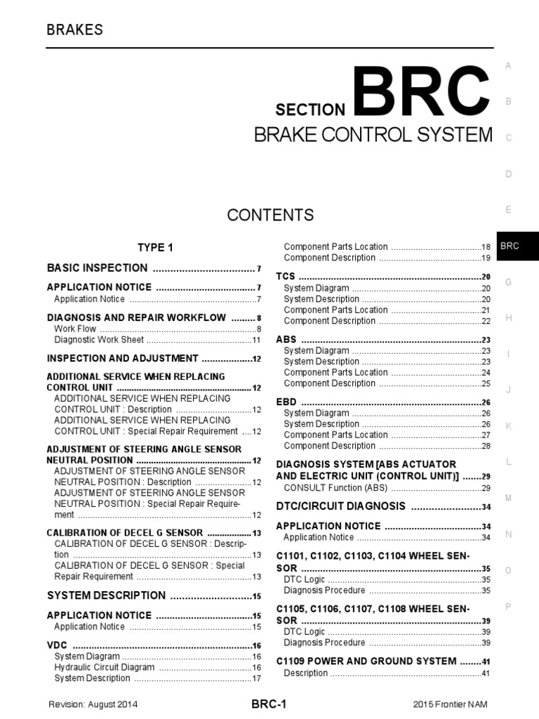 Brake System Diagnostic Guide | PDF | Anti Lock Braking System | Airbag