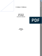 О. Kudina, Т. Feklistowa DEUTSCH für Anfänger Lehrwerk für Studierende 