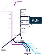 TransPennine Express Route Map May 2018