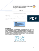 Flujo Laminar Y Turbulento