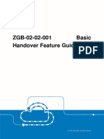 GERAN ZGB-02-02-001 Basic Handover Feature Guide (V4) - V1.0 PDF