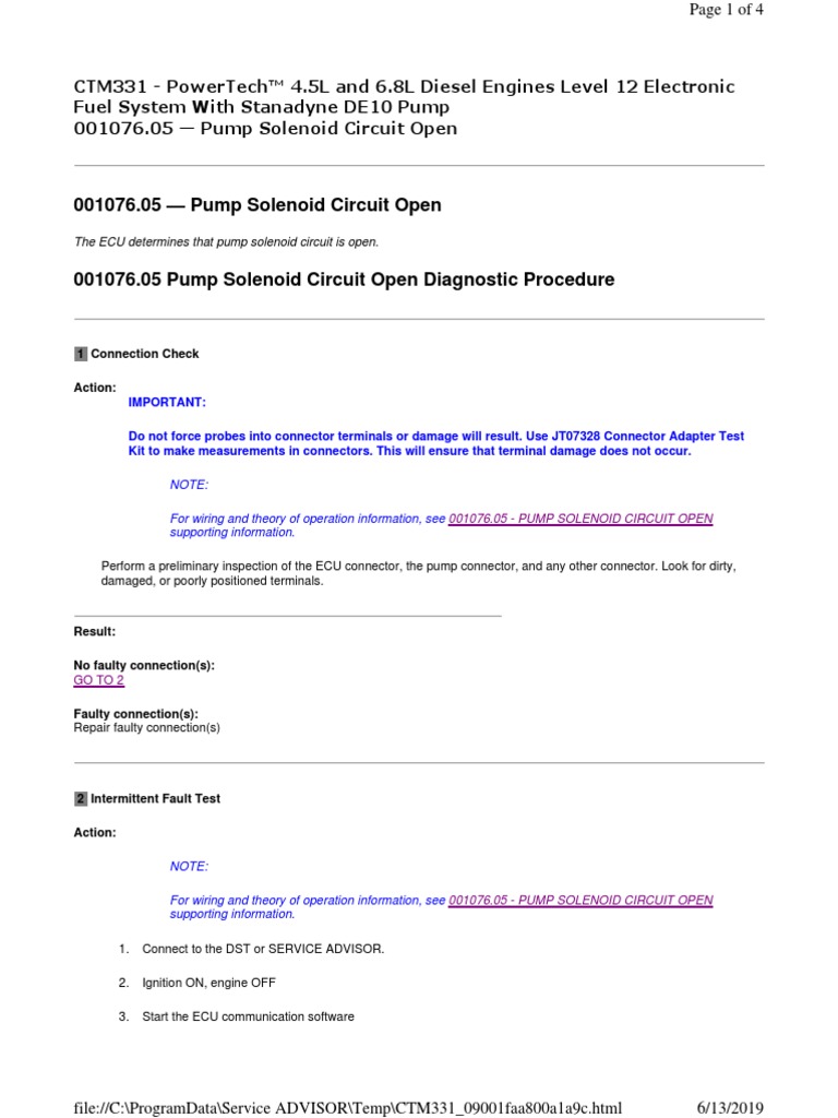 File C ProgramData Service ADVISOR Temp CTM331 09001faa800a1 | PDF ...