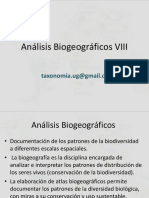 Análisis Biogeográficos Viii