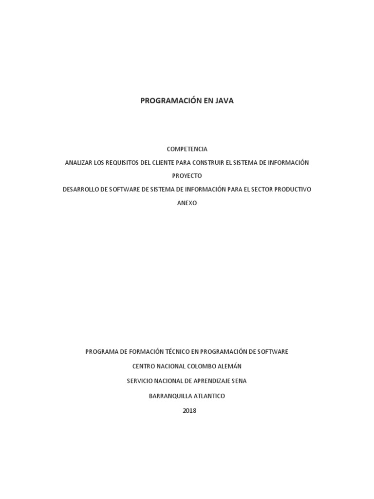 Interfaz Gráfica en Java: Ejercicios Prácticos | PDF | Java (lenguaje ...
