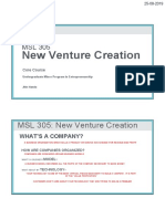MSL305 New Venture Creation Practical V1 2 SH JH
