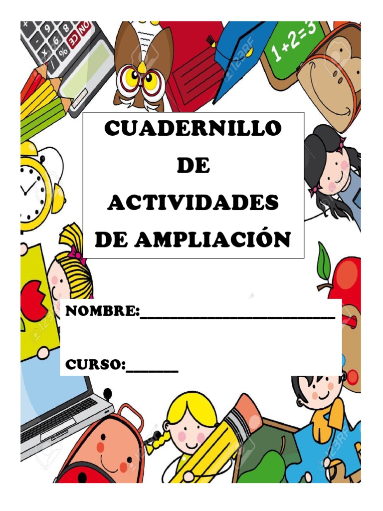 Cuadernillos Refuerzo y Ampliacion Portada | PDF