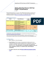 Pearson VUE Advice Sheet TOGAF