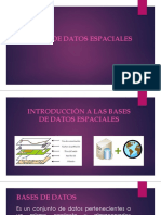 Bases de Datos Espaciales