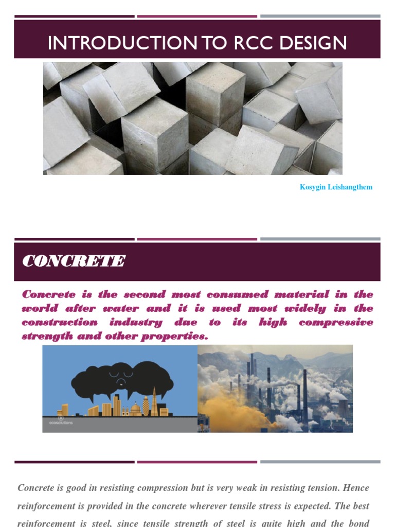 Introduction To RCC Design PDF | PDF | Creep (Deformation) | Concrete