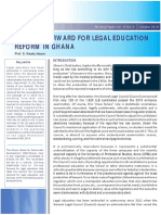Legal Education Reform in Ghana 