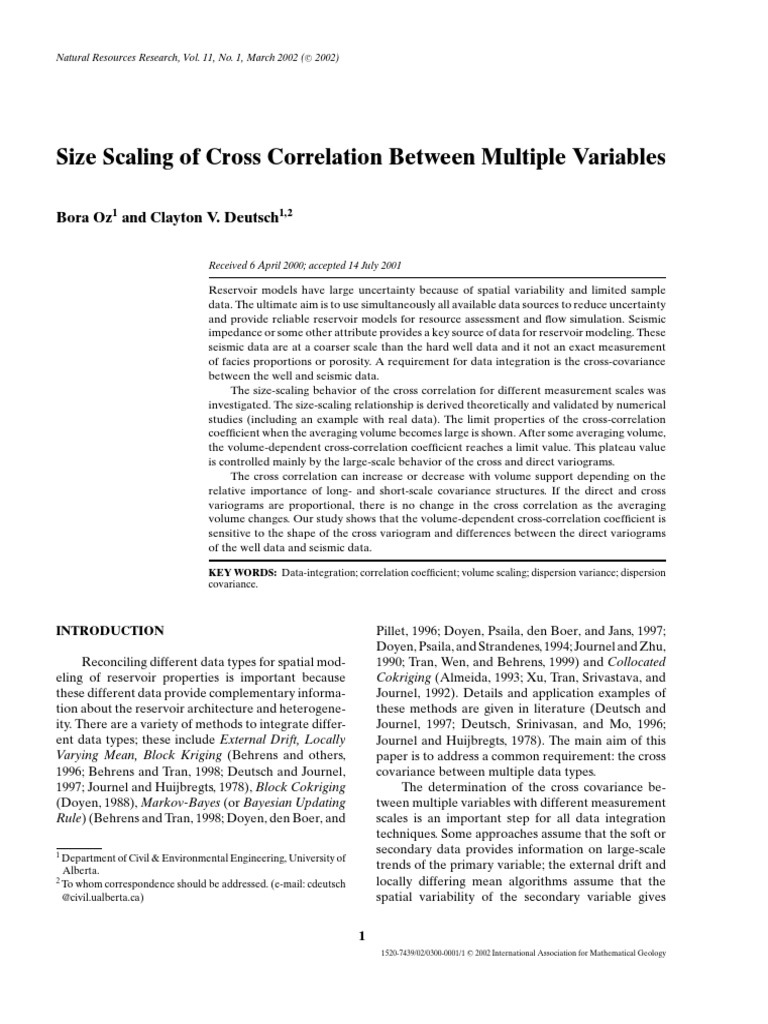 Variogram Calculation | Download Free PDF | Correlation And Dependence ...