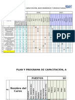 Plan y Programa de Capacitación