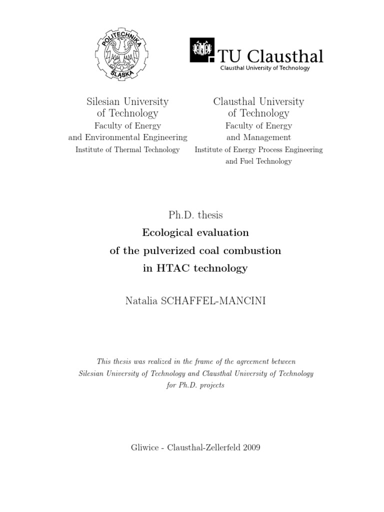 Pulverised coal thesis picture