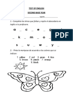 1 Prueba de Ingles PDF