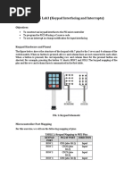 Coe 115 Lab3 (Keypad Interfacing and Interrupts) : Objectives