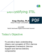Demystifying ITIL: Greg Charles, PH.D