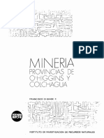 La minería metálica en las provincias de O'Higgins y Colchagua