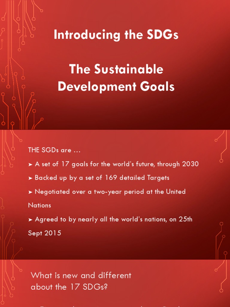 Introduction to Sustainable Development Goals | PDF