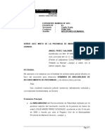 Demanda de Anulabilidad de Reconocimiento de Paternidad.doc