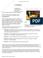 Día de La Resistencia Indígena - EcuRed PDF