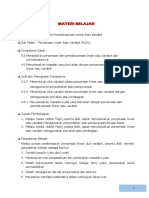 Bahan Ajar Matematika SMP PLSV