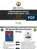 Presentation Slides From Glenn Krizay, Director of The Defense Forensics and Biometrics Agency. June 2019.