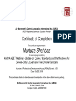 Murtuza Shahbaz: Certificate of Completion