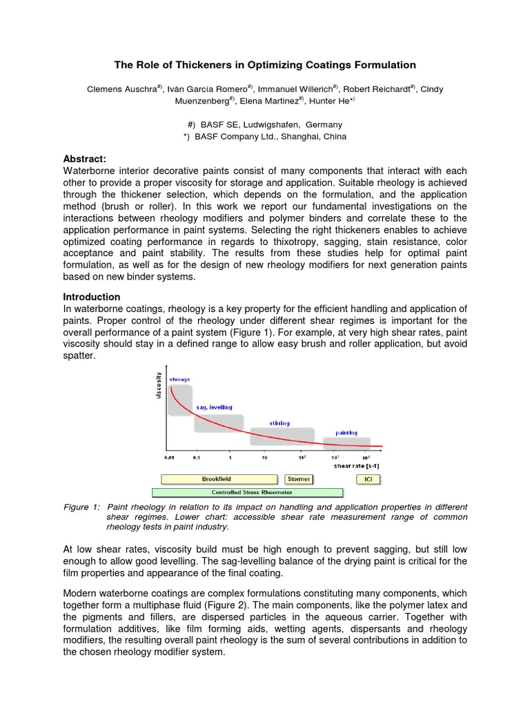 Optimizing Waterborne Interior Paint Formulations through Understanding ...