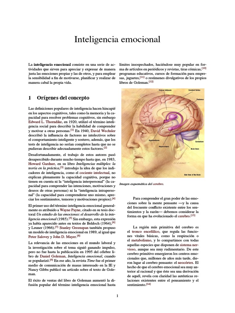 Comprendiendo la inteligencia emocional | PDF | Inteligencia emocional ...