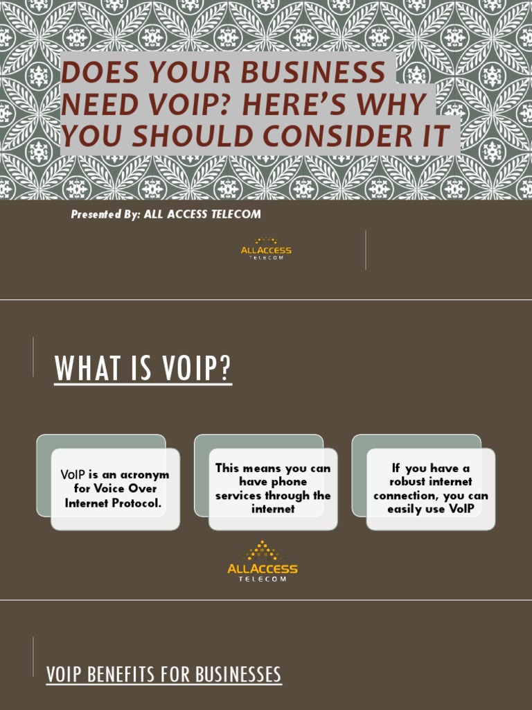 Why Your Business Needs VoIP Now | PDF