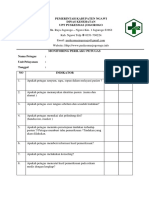 9.1.2.1indikator Perilaku Petugas CHECKLIST