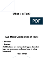 Understanding Text Types