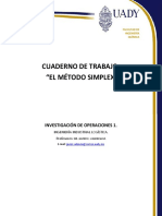 Cuaderno de Trabajo El Metodo Simplex in