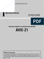 AVICZ1 Operation Manual
