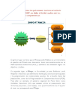 Para Poder Entender de Qué Manera Funciona El Módulo Presupuestal de SIAF