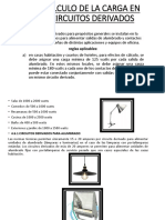 4.6 Calculo de La Carga en Los Circuitos Derivados: Reglas Aplicables