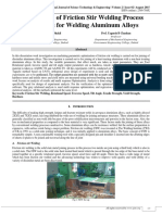 Optimization of Friction Stir Welding PR PDF