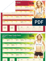 ZCut Power Cardio Schedule PDF