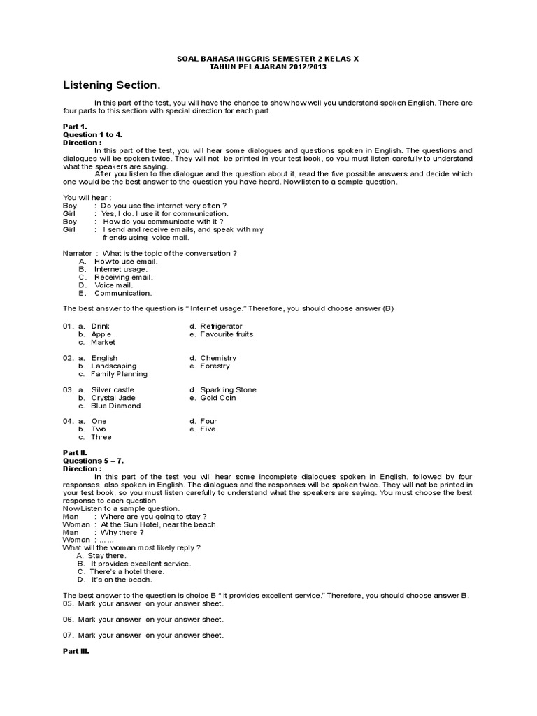 Soal Uukk Bhs Inggris Kl X 2013 Pandemic Medical
