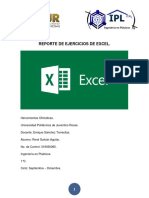 Reporte de Ejercicios de Excel