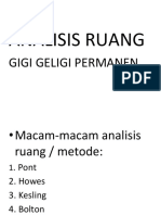 ANALISIS RUANG GIGI