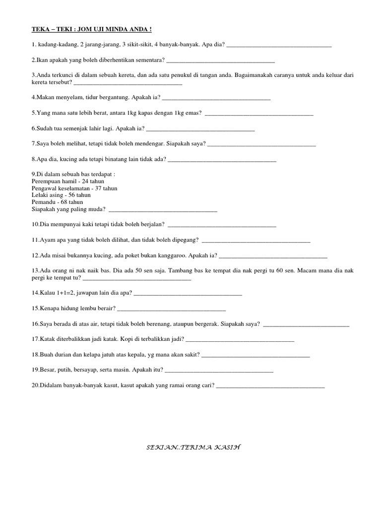 Teka Teki Pasca Pt3 Pdf