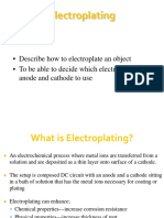 Electroplating