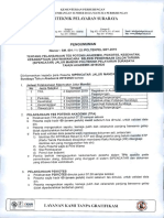 Pengumuman Pelaksanaan Tpa Psikotes Kesehatan Kesamaptaan Dan Wawancara Sipencatar Jalur Mandiri Poltekpel Surabaya Tahun 2019 PDF