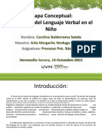 Tarea 1 Mapa Conceptual Etapas Del Desarrollo Del Lenguaje Verbal