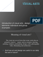 Introduction of Visual Arts, Design Elements Individual and Group Examples