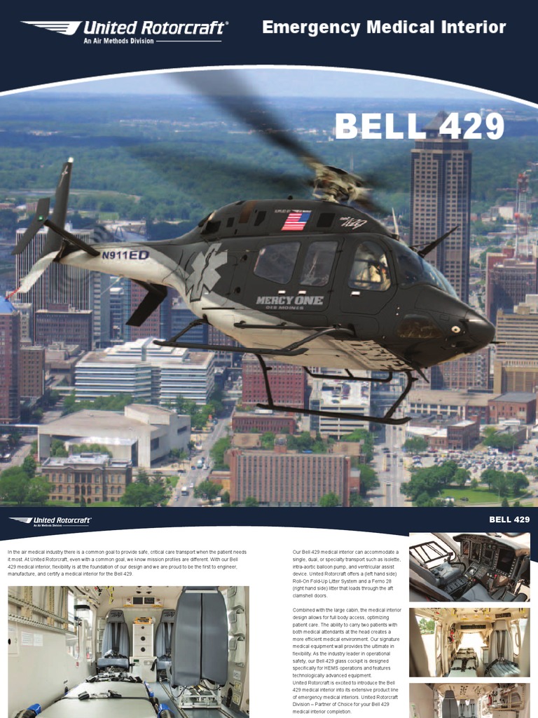 Bell 429 Air Method | PDF | Door | Aircraft